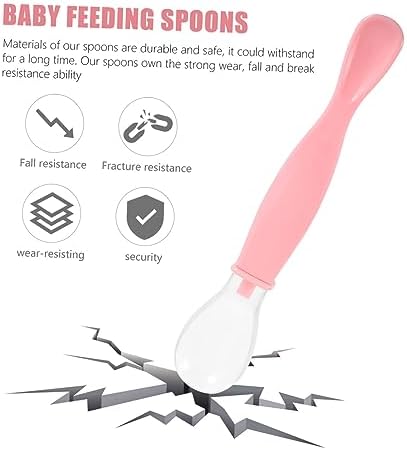 Vaguelly 2pcs Spoon Set for Baby Weaning and Mealtime