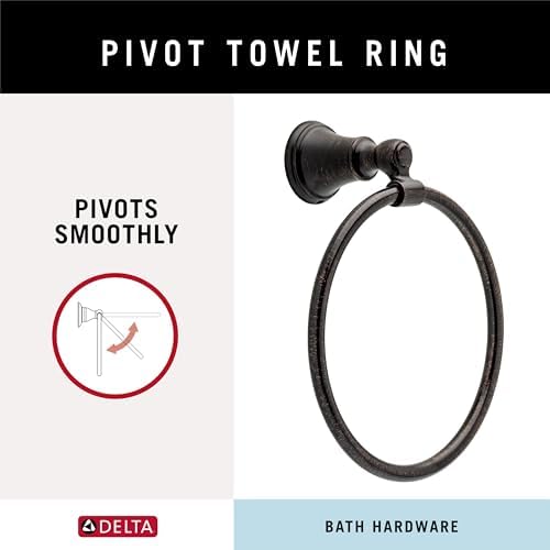 Delta Woodhurst Venetian Bronze Towel Ring Holder
