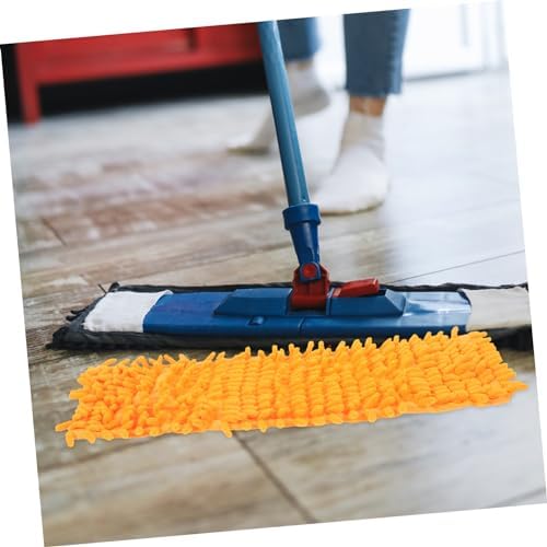 2 Pack Durable Flat Mop Head Replacement Cloths for Floor Cleaning