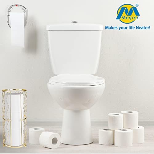 Elegant Standing Toilet Tissue Holder for Compact Storage