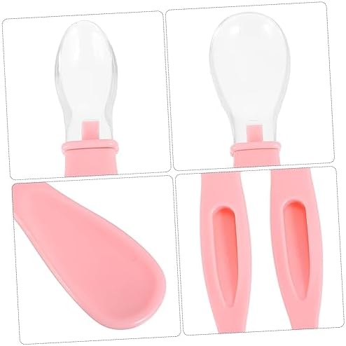 Abaodam 2-Piece Soft Spoons Set for Baby Feeding