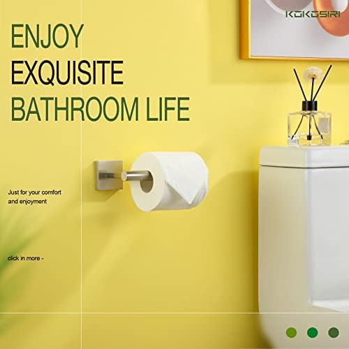 Stainless Steel Toiletry Holder with Brushed Nickel Finish