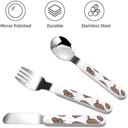 Festive Kiwi Birds Flatware Set