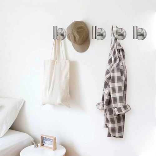 TocTen 3-Pack Stainless Steel Towel Hook Set