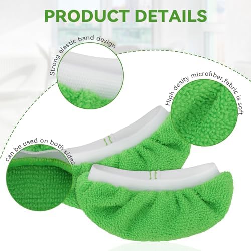 8-Piece Reusable Steam Mop Pads for Bissell Wagner Comforday etc