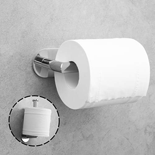 Polarduck HITSLAM Self-Adhesive Toilet Paper Holder - Chrome SUS 304 Stainless Steel
