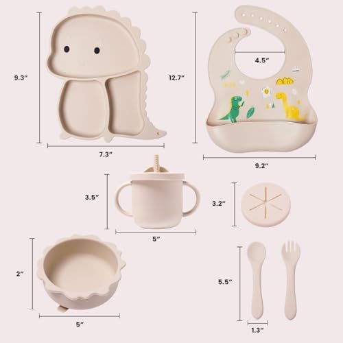 Silicone Baby Feeding Set - Perfect for Mealtimes 6M
