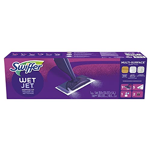 Swiffer WetJet Mop Starter Kit - Compact Multipurpose