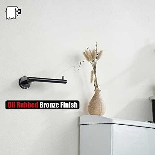 JQK Sturdy Toilet Paper Holder Oil Rubbed Bronze
