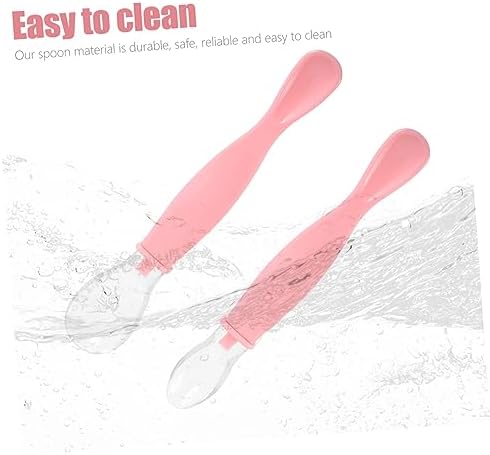 Vaguelly 2pcs Spoon Set for Baby Weaning and Mealtime