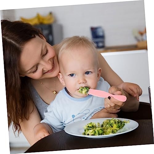 2-Piece Soft Safe Feeding Spoons for Infants and Weaners