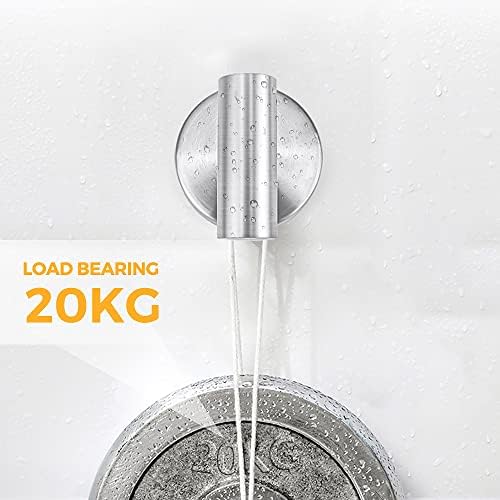 Sturdy Durable 2-Piece Wall-Mounted Towel Hook Set