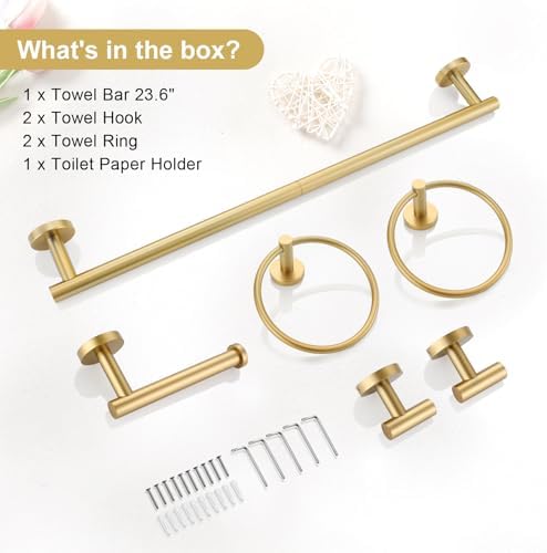 Stainless Steel Towel Bar Set