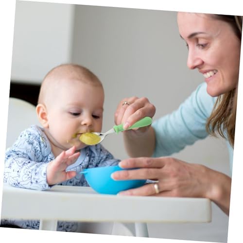 4-Piece Sturdy Baby Utensils Set for Self-Feeding