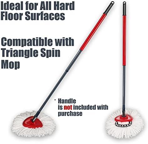2-Pack Mop Heads for O-Cedar Easy Wring Spin Mop