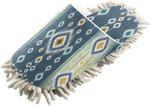 Kigai Microfiber Slippers with Aztec Ikat Design