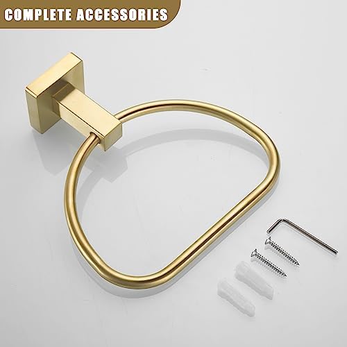 Elegant semi-circular bath towel holder