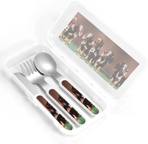 Dachshund Travel Utensils Set