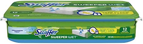 Swiffer Sweeper Wet Mopping Pad - 12 Count White Refill