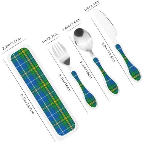 Royal Stewart Nova Scotia Tartan Kids Flatware Set
