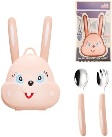 Bunny Travel Utensils Set for Toddlers