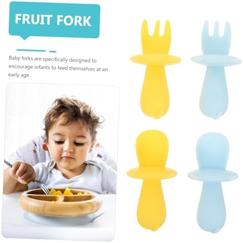 ORFOFE 4-Piece Soft Feeding Set for Babies