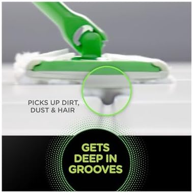 Swiffer Sweeper Heavy-Duty Dry Cloth Refill Gain Scent White