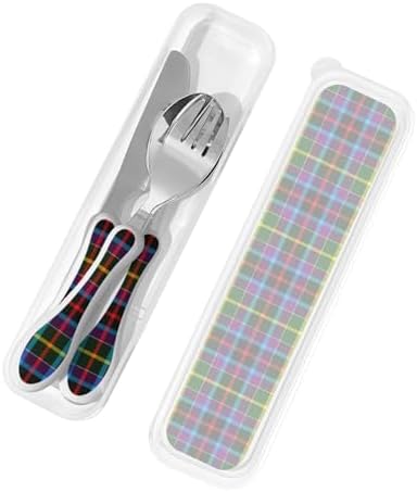 Royal Stewart Kids Safety Flatware Set with Storage Case