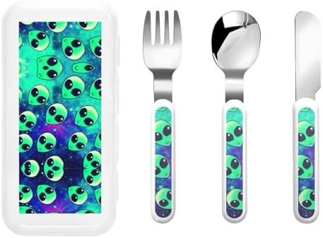 Stainless Steel Flatware Set with Travel Case