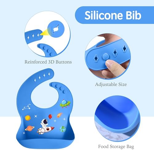 Astronaut Silicone Feeding Set for Babies