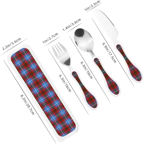 Royal Stewart Edinburgh District Tartan 1 Kids Utensil Set