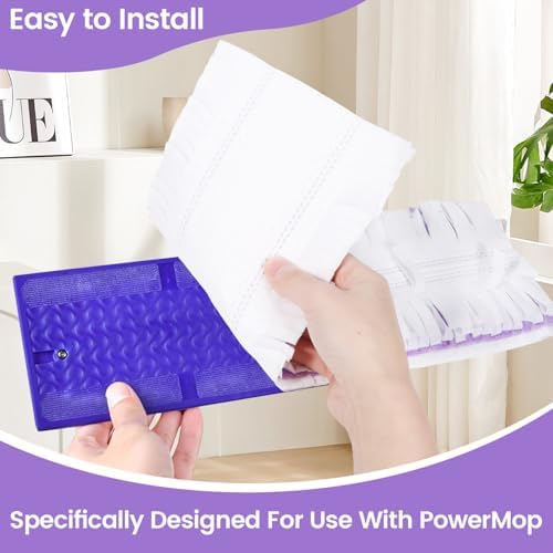20 Count Disposable Mop Pads Refills for Power Mop Multi-Surface Mop