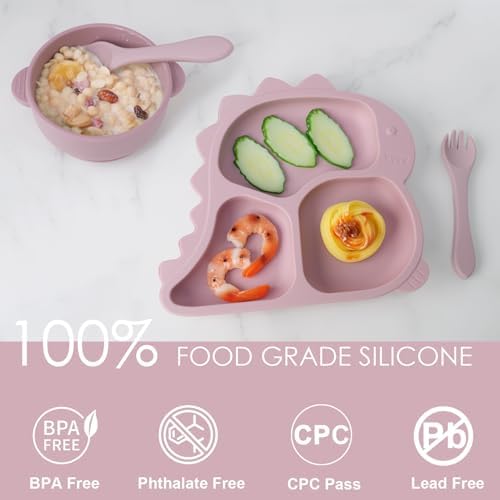 Dinosaur Themed Baby Feeding Set