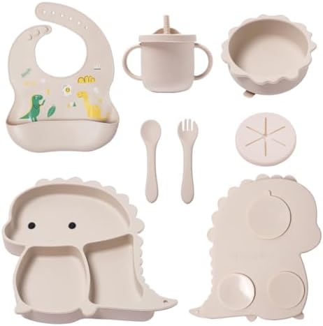 Silicone Baby Feeding Set - Perfect for Mealtimes 6M