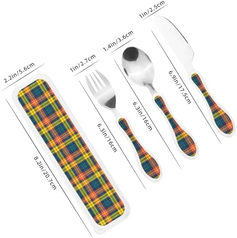 Royal Stewart BuchananS Ancient Tartan Portable Kids Flatware Set