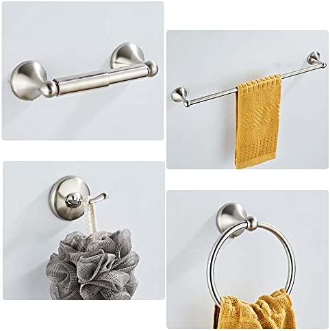 4-Piece Adjustable Bathroom Accessory Set
