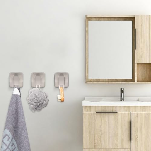 Premium Rustproof Bath Towel Hooks for Home Use
