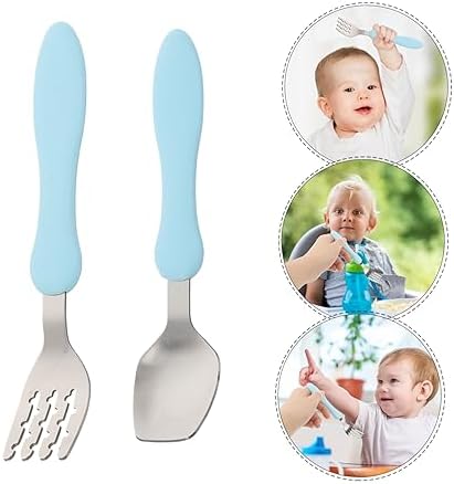 Sturdy Utensils Set for Self-Feeding
