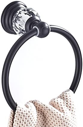 Elegant Crystal Towel Ring