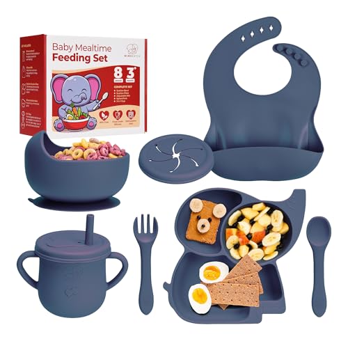 Mummentos Complete Silicone Baby Feeding Set - 6 Months for Easy Mealtime