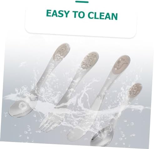 Cabilock 4-Piece Set Kids Cutlery Spoon