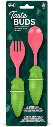 Genuine Fred TASTE BUDS Chameleon Flatware Set for Kids
