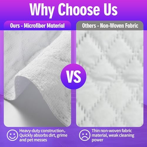 FURCIELOS Disposable Power Mop Pads for Swiffer PowerMop