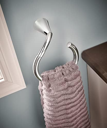 Chrome Glyde Towel Ring Easy Mount Chrome_finish