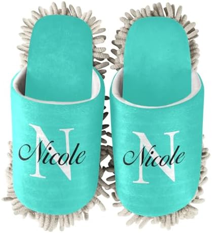 Bamboo H_TRIGGER Custom Mop Slippers menswomens microfiber washable soft comfortablemulti