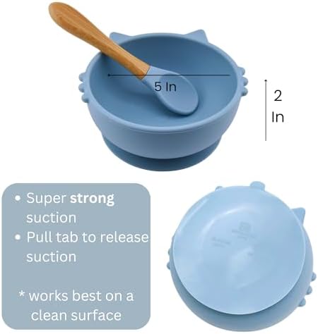 Sweetie Bop Premium Suction Silicone Feeding Set