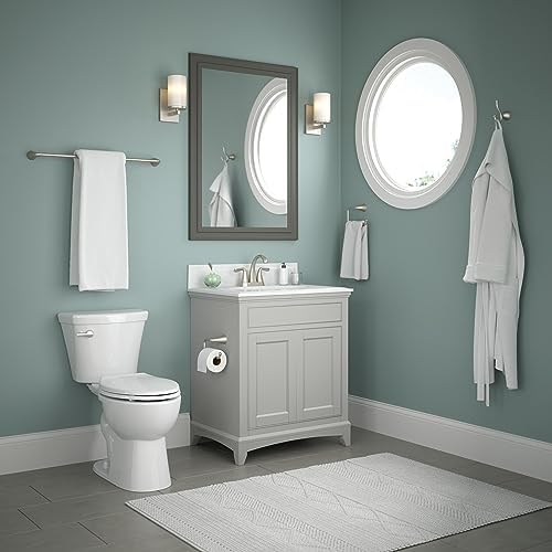 Deltas Premium ARV35 Double Towel Hook in Brushed Nickel Compact Durable