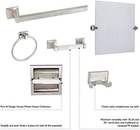 Design House 533091 Millbridge Towel Ring Polished Chrome 1