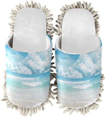 Cozy Beach Mop Slippers for Efficient Kitchen Cleaning
