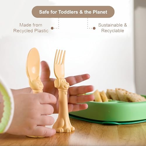 Spoon La La Toddler Utensils Set Ergonomic Safe 2-Pack
